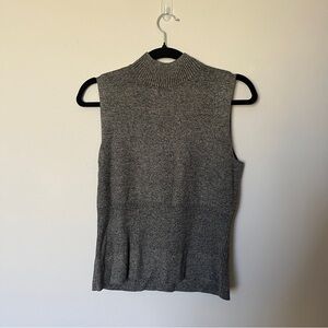 Croft & Barrow Gray Sleeveless Knit Top